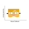 Miniatyrbild 2 av 5: Robot-tema festtillbehör för videospel: Pixel-filtmasker festpresenter för barn - Klä upp sig, maskerad tecknad cosplay och födelsedagspresenter för