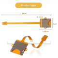 Miniatyrbillede 3 af 5: For Micro-SD TF Hukommelseskort Kit Han til SD Hun Forlænger Blødt Fladt FPC Kabel Forlænger 15cm