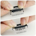 Miniatyrbild 4 av 5: Perukclips att sy in, hårklämmor för peruker, 30-pack