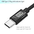 Miniatyrbillede 5 af 5: Andoer LP-E6 Dummy Batteri USB-C Kobling Adapter - DR-E6 Dummy Batteri Kobling Med USB Type-C Fjeder