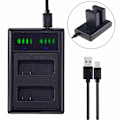 Miniatyrbilde 1 av 5: Batteri LED USB Dobbeltlader Kompatibel med Nikon EN-EL14 MH-24 & Nikon D5200 DSLR Kamera