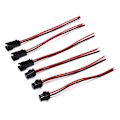 Miniatyrbillede 1 af 5: 10 par 10 cm Lang Jst Sm 2-pins Stik Han/hun Ledningsstik Hurtigstik
