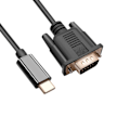 Miniatyrbillede 1 af 5: USB-C til VGA-kabel 1,8 m / 5,9 fod, USB Type C til VGA-kabel, Velegnet til USB 3.1-enheder