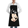 Miniatyrbilde 1 av 5: 90-talls Klassisk Mickey Mouse Minnie Justerbar Med Lommer Grillforkle BBQ Donald Duck for Menn Kvinner Kokk Kjøkken Hjem Forkle for Matlaging Gaver W15