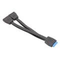 USB 3.0 19-nastainen header 1-2 jakaja emolevyn kaapeli Ei enää sotkua 20CM