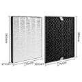 Miniatyrbillede 4 af 5: Til Philips AC1215 AC1214 AC1210 AC1213 AC1212 AC1216 AC1217 AC2729 Luftrenser Aktivt Kul og HEPA Filter FY1410 FY1413