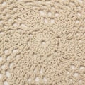 Pikkukuva 2 / 5: 12 kpl Vintage-tyylinen puuvillamatto pyöreä käsin virkattu pitsi Doilies Kukkakahvitkupit Sarja Kotitalous Pöytä Deko