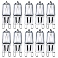 Miniatyrbillede 1 af 5: G9 Halogenpærer G9 25W G9 Kapselpærer 220V 2800K Varmt Hvid Dæmpbar 10 Pak