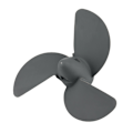 Miniatyrbillede 5 af 5: Propeller 7 1/4 tommer x 4 3/4 tommer 58130-ZV0-841ZB til Udenbordsmotor BF2 / BF2.3 XNH283X (STIN GRÅ)