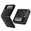 Miniatyrbillede 1 af 4: Til Galaxy Z Flip 4 Etui, Hængselbeskyttelse Med Kamera Skærmbeskytter Læder Etui Fuld Kropsdækning Beskyttende Telefon Etui