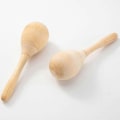 Miniatyrbild 3 av 5: 10 st Maracas Hand Percussion Rattles DIY Trämaracas Med Skarp Ljud För Musikfest Favoriter