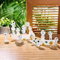 Miniatyrbild 2 av 3: 11 st/set Mini Figurer Prinsessan Mononoke Skogsande Kodama Lysande Prydnad