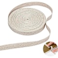 Miniatyrbillede 1 af 5: 11 Yards Linned Binding Bogtape 3/8 tommer Bred Bogbindingsreparationstape Kludforsyninger til Bogbinding Bogkunst Syning DIY Håndværk