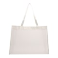 Miniatyrbillede 1 af 4: Transparent Strand Nylon Taske Mesh Håndholdt Shopping Taske HVID Hvid