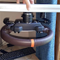 Miniatyrbilde 2 av 4: Veggmontert Brakett Stativ Holder for Rattet med Skruer for FANATEC Rattet Festes Braketter Tilbehør