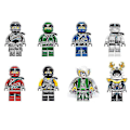 Miniatyrbillede 1 af 4: 8 stk. Ninja Ninja Series Niya Lloyd Warrior X Puslesæt Samlet Byggeklodser Minifigur Legetøj