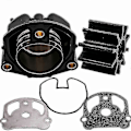 Miniatyrbillede 1 af 3: Vandpumpe Impeller Kit fra Omc Cobra med Hus til Udskiftning af 984461 983895 984744
