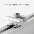 Miniatyrbillede 4 af 5: 50 stk Solpanel Montering Pv Jordforbindelsesklemme Skiveafstandsholder