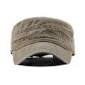 Miniatyrbilde 2 av 5: Army Hatt Herre Lav Profil Sommer Bomull Ensfarget Flat Cadet