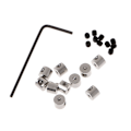 Miniatyrbild 2 av 5: 10 st Pin Keepers Pin Safe Locks Pin Backs Clasp Locking Pin Keeper Backs Brosch PIn Locking Pin Backs Med Skiftnyckelverktyg