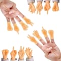 16 Pack Tiny Hands Miniatyr Fingerdockor Hand, Festpresenter, Pedagogiska, Leksaker, Blandad Stil