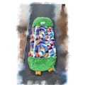 Miniatyrbild 5 av 5: Lekkudde och sovsäck, 2 i 1 tecknade djur sovsäck kudde, supersoft varm barns sovsäck, kudde sovsäck tupplur kudde och