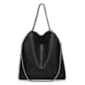 Miniatyrbillede 1 af 4: Axelveske dame kæde luksus håndtaske kæde blød taske crossbody taske dame håndtaske Sort