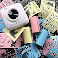 Miniatyrbilde 3 av 5: 6 ruller 57x30mm termisk papir for Peripage Photo A6 mini skriver
