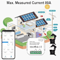 Miniatyrbillede 5 af 5: Tuya Smart Wifi Energimåler Tovejs Med Strømtransformator App Overvåg Strøm 80a Understøtter Ala