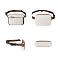 Miniatyrbillede 2 af 3: Dame PU læder bæltetaske Crossbody taljetaske Rejse skuldertasker