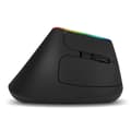 DELUX M618DB 6-Knappar 1600 DPI RGB Vertikal Trådlös Bluetooth Dual-Mode Mus M618DB (Bluetooth-version)