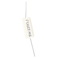 Miniatyrbillede 1 af 3: 10 stk. Aksial Ledning Keramisk Cement Effektmodstand 220 Ohm 5W