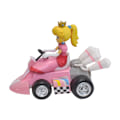 Miniatyrbillede 5 af 5: 4\" Prinsesse Peach Kart Træk-Tilbage Biler Figur Model Legetøj Super Anime PVC Actionfigurer