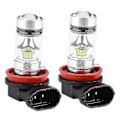Pikkukuva 1 / 4: 2x H8 H9 H11 6000k Super White 100w LED-ajovalolamppujen sarja sumuvaloille autoon - XINGX