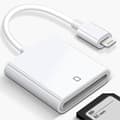 Apple Lightning til SD-kort kamera leser adapter kompatibel med iPhone iPad