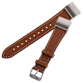 Miniatyrbild 3 av 4: UKCOCO Äkta Ko-Läder Armbandsbyte för Fitbit Charge 2 Band Brun