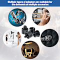 Miniatyrbild 3 av 5: 8-pack Mikrofonstativgängadapterset, 5/8 Hon till 3/8 Han och 3/8 Hon till 5/8 Han Skruvadapter T