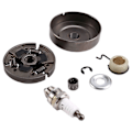 Miniatyrbilde 2 av 5: Gressklipper Motorsag Drev Clutch Trommel for 017 018 021 023 025 MS170 MS180 MS210 MS230 MS250 Repl