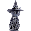 Miniatyrbillede 4 af 5: Heksehat Occult Kat Figur, Sort, 10.5*6.2*4.5cm