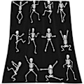 Miniatyrbillede 1 af 2: Halloween Tæppe - Plys Halloween Tæppe - Cozy Flannel Grå Halloween Dekoration til Fest Sofa Seng Stue 50\"x60\" Style 2