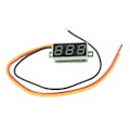 Miniatyrbilde 1 av 5: Mini Digital Voltmeter DC 0-100V LED Panel Voltmeter 3-Siffer Med 3 Ledninger Rød