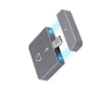 Miniatyrbillede 1 af 5: M.2 NVMe 2230 SSD Kabinet USB-C Adapter 10 Gbps USB3.2 Gen2 Eksternt Kabinet til M2 2230 NVMe SN7