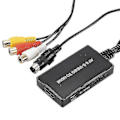 Miniatyrbilde 3 av 5: S-Video til HDMI-konverter AV til HDMI-adapter RCA-konverter Støtter 1080p