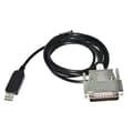 USB till D-SUB 25 Pin DB25 Hane Adapterkabel 3 Meter för Skrivare och Datorkommunikation