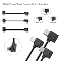 Pikkukuva 3 / 4: STARTRC 10 cm Lightning - Micro USB -muuntokaapeli DJI Mavic Mini / Air -droneille ja Shark -kaukosäätimelle