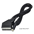 Miniatyrbillede 4 af 5: 5,9ft 1,8m RGB Scart AV Kabel Ledning Udskiftning Til Sega Til Saturn Spilkonsol