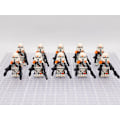 Pikkukuva 1 / 5: Tähtien sota Vaihe 2 212. Ilmahyökkäys Kloonisotilaat Rynnäkkösotilaat Mukautetut Minifiguurit