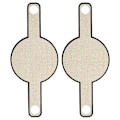 Miniatyrbilde 1 av 3: 2 stk. Bakeplater i glassfiber med lange håndtak, bakepose, bakebrett, bakematte for bakverk
