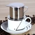 Miniatyrbild 1 av 5: 50/100ml Vietnamesisk Stil Rostfritt Stål Kaffedroppfilter Maker Pot Infuse Cup