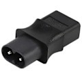 Miniatyrbilde 5 av 5: 2 stk 2-pins IEC 320 C8 hann til IEC 320 C9 hunn AC-adapter 6A/250V Industriell strømkonverter